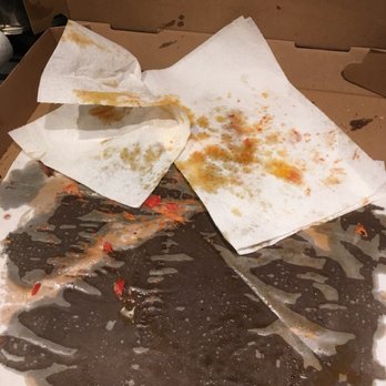 Alfonso's Pizzeria & Restaurant - Greasy aftermath of a pizza. So much grease the pizza gets soggy! - Pizza Near Me - Princeton, New Jersey Alfonso's Pizzeria & Restaurant - Greasy aftermath of a pizza. So much grease the pizza gets soggy! - Pizza Near Me - Princeton, New Jersey