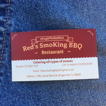 Red's Smoking BarBQ - Contact info - Barbeque Near Me - Pflugerville, Texas Red's Smoking BarBQ - Contact info - Barbeque Near Me - Pflugerville, Texas