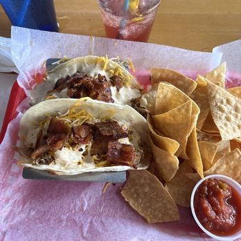 KoKo Cabana - Shredded chicken tacos!! - Burgers Near Me - Oak Island, North Carolina KoKo Cabana - Shredded chicken tacos!! - Burgers Near Me - Oak Island, North Carolina