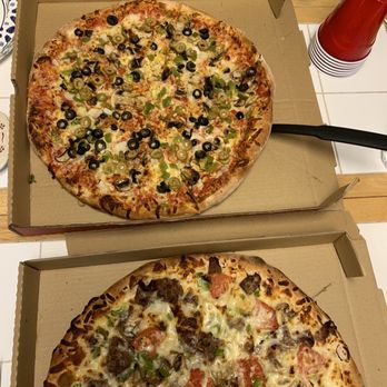 Five and Dime Pizza - three different pizzas - Fast Food Near Me - Buena Viusta, Virginia