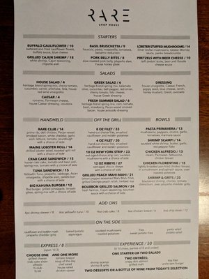 Menu photo 6 Rare Chop House Mount Vernon, IL Menu photo 6 Rare Chop House Mount Vernon, IL