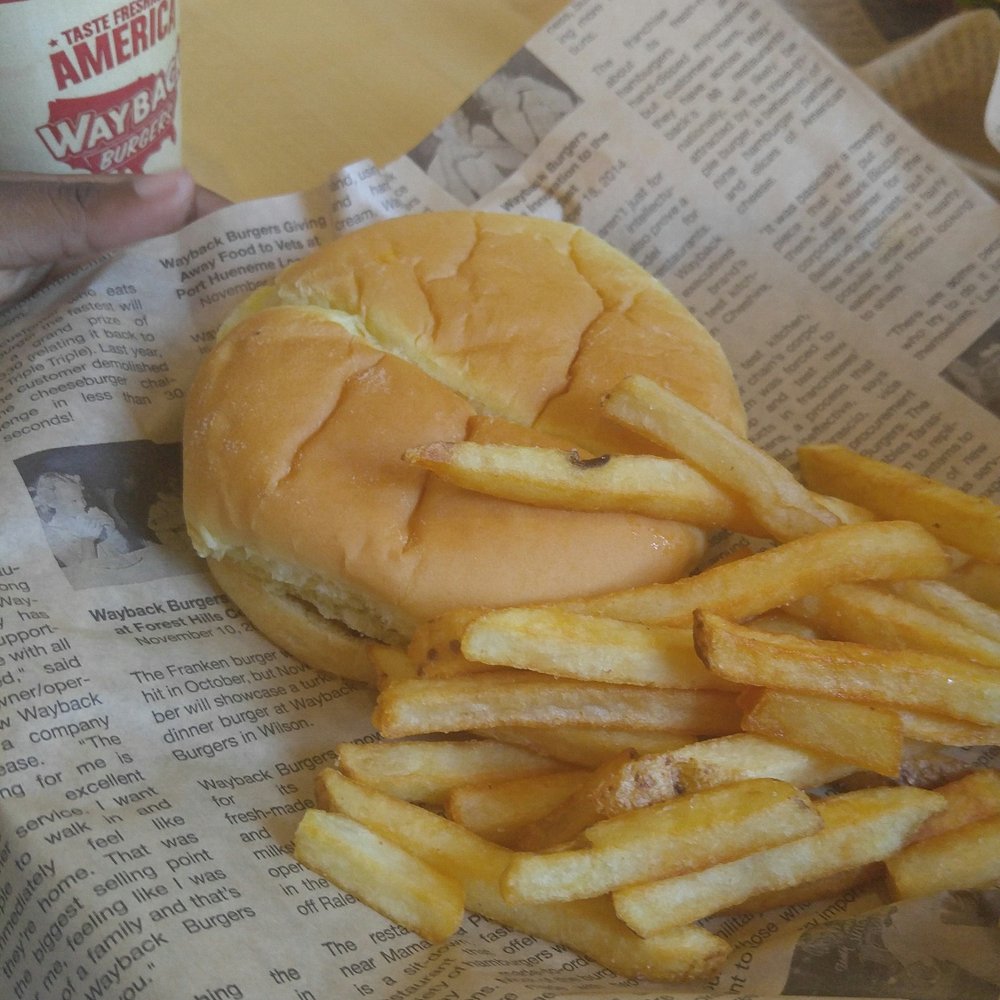 Wayback Burgers - Kiddie cheeseburger meal - Burgers Near Me - Savannah, Georgia Wayback Burgers - Kiddie cheeseburger meal - Burgers Near Me - Savannah, Georgia