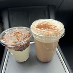 Humble Sebi - Yogurt Mexican mocha with cold foam on the sweeter side