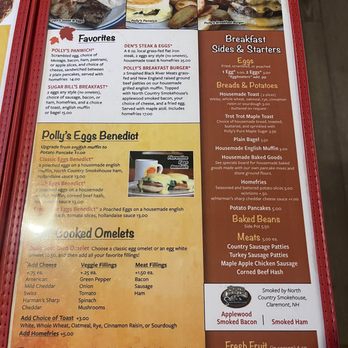 Polly's Pancake Parlor - Menu - Breakfast & Brunch Near Me - Sugar Hill, New Hampshire Polly's Pancake Parlor - Menu - Breakfast & Brunch Near Me - Sugar Hill, New Hampshire
