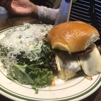 Grind Burger Kitchen - B & B Burger with kale salad - Burgers Near Me - Louisville, Kentucky