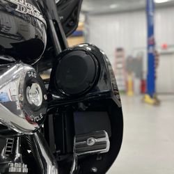 Sound Connection - Harley Davidson+Rockford Fosgate audio installed by Sound Connection.