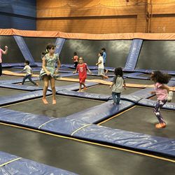 Sky Zone Trampoline Park - Main trampoline room