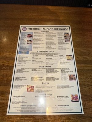 Menu photo 4 The Original Pancake House Edina, MN Menu photo 4 The Original Pancake House Edina, MN