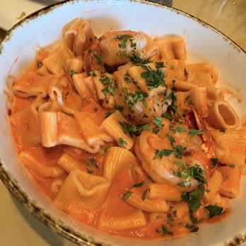 Amuri - Spicy Vodka- Rigatoni tossed in a creamy vodka sauce. Added Shrimp. - Italian Near Me - San Diego, California Amuri - Spicy Vodka- Rigatoni tossed in a creamy vodka sauce. Added Shrimp. - Italian Near Me - San Diego, California