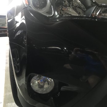 Dent Vanish AZ - After repair :) Paint remained scratched (as expected -- this is a paintless repair) - Mobile Dent Repair Near Me