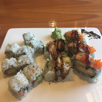 Osaka Sushi Bar - Salmon avocado and shrimp tempura roll - Japanese Near Me - Montgomery, Alabama Osaka Sushi Bar - Salmon avocado and shrimp tempura roll - Japanese Near Me - Montgomery, Alabama