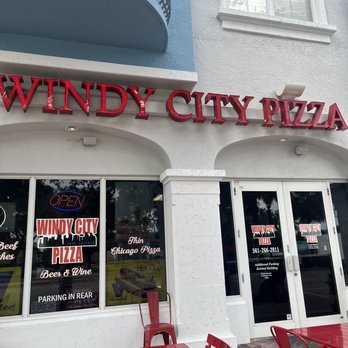 Windy City Pizza - the outside of the restaurant - Pizza Near Me - Delray Beach, Florida Windy City Pizza - the outside of the restaurant - Pizza Near Me - Delray Beach, Florida