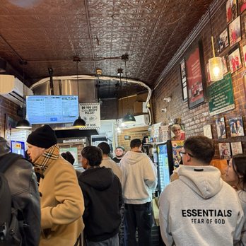 Prince Street Pizza - Line inside - Pizza Near Me - New York, New York Prince Street Pizza - Line inside - Pizza Near Me - New York, New York