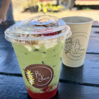 Pu Kena Coffee - All Star Elite and Buddy Irene M. Strawberry Matcha - Coffee & Tea Near Me - Aiea, Hawaii Pu Kena Coffee - All Star Elite and Buddy Irene M. Strawberry Matcha - Coffee & Tea Near Me - Aiea, Hawaii