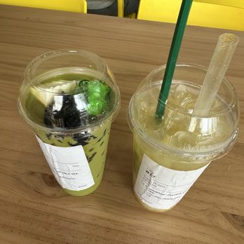 Unu Cafe - Green thai tea and soursop tea - Bubble Tea Near Me - Westminster, California Unu Cafe - Green thai tea and soursop tea - Bubble Tea Near Me - Westminster, California
