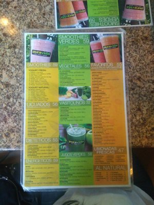 Menu photo 8 Puravida Mazatlán, SIN Menu photo 8 Puravida Mazatlán, SIN