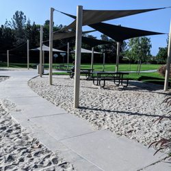 Springdale Park - Shaded picnic tables