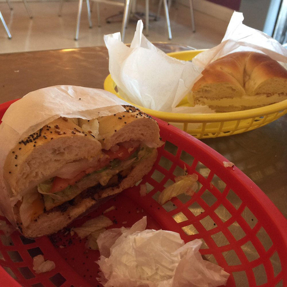 J & J Bagels - BLT on everything, & plain w/cream cheese. - Bagels Near Me - Georgetown, Delaware