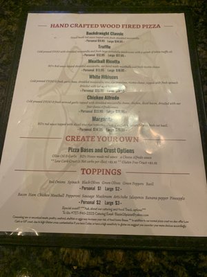 Menu photo 6 BackDraughts Pizza Tarpon Springs, FL Menu photo 6 BackDraughts Pizza Tarpon Springs, FL
