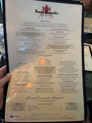Menu photo 2 Amos Mosquito's Restaurant & Bar Atlantic Beach, NC Menu photo 2 Amos Mosquito's Restaurant & Bar Atlantic Beach, NC