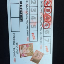 Threading Salon - Ask for a card