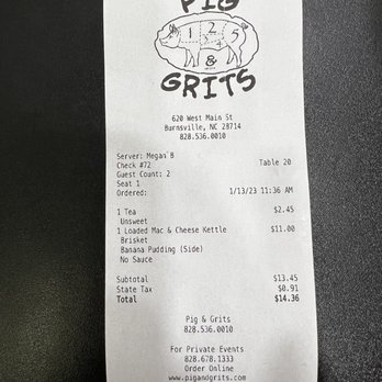 Pig & Grits - Very reasonably priced. - Barbeque Near Me - Burnsville, North Carolina Pig & Grits - Very reasonably priced. - Barbeque Near Me - Burnsville, North Carolina