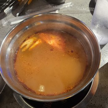 KPOT Korean BBQ & Hot Pot - My broth- tom yum soup - Korean Near Me - Maple Grove, Minnesota KPOT Korean BBQ & Hot Pot - My broth- tom yum soup - Korean Near Me - Maple Grove, Minnesota