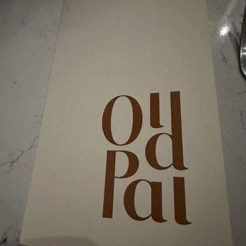 Old Pal - a piece of paper with the word old pal on it - New American Near Me - Portland, Oregon