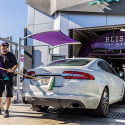 BLISS Car Wash - Van Nuys - BLISS starts with Prep Brushing