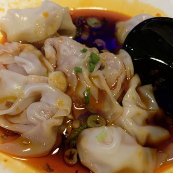 Mala Restaurant - Wonton with Spicy Chili Sauce - Szechuan Near Me - Boston, Massachusetts Mala Restaurant - Wonton with Spicy Chili Sauce - Szechuan Near Me - Boston, Massachusetts