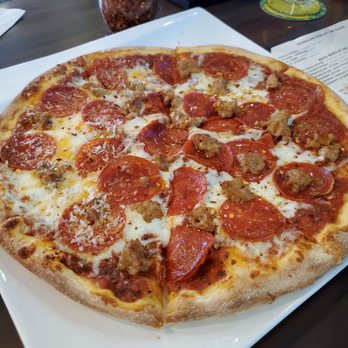 Lara’s Fine Dining - Delicious meat pizza, duh. Half with freshly grated cheese, half without. Yes, I have a friend that doesn't like Parmesan. Crazy, eh? - Italian Near Me - Richmond, California Lara’s Fine Dining - Delicious meat pizza, duh. Half with freshly grated cheese, half without. Yes, I have a friend that doesn't like Parmesan. Crazy, eh? - Italian Near Me - Richmond, California