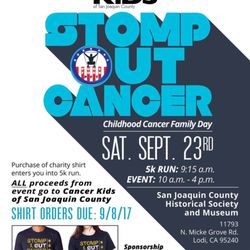 Pure Form PFT - Stockton - Poster for our benefit 5k for cancer kids of San Joaquin co. Raised over 10k!!!