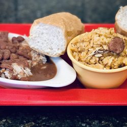 The District Deli - Red Beans & Rice and Chicken & Sausage Jambalaya