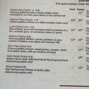 Zareen's - Menu prices as of 9/20/2026 - Indian Near Me - Redwood City, California Zareen's - Menu prices as of 9/20/2026 - Indian Near Me - Redwood City, California