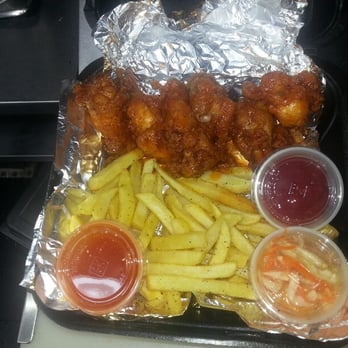 The Food Gallery - Wings and fries. For $6 - American Near Me The Food Gallery - Wings and fries. For $6 - American Near Me