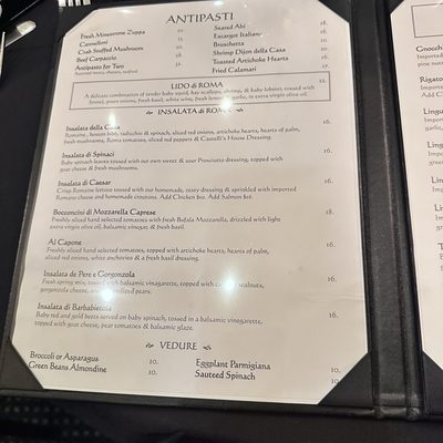 Menu photo 3 Castelli's Palm Desert, CA