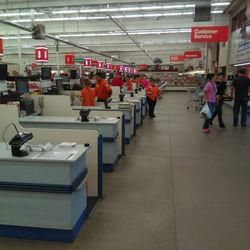 Fleet Farm - Check-out counters.