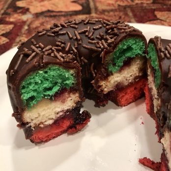 Glaze Donuts - New Milford - Italian 3 layer! Yummy, but very rich! - Donuts Near Me - New Milford, New Jersey Glaze Donuts - New Milford - Italian 3 layer! Yummy, but very rich! - Donuts Near Me - New Milford, New Jersey