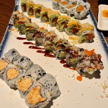 Umiya - Spicy salmon & spicy Kani with two specialty rolls - Sushi Bars Near Me - San Antonio, Texas Umiya - Spicy salmon & spicy Kani with two specialty rolls - Sushi Bars Near Me - San Antonio, Texas