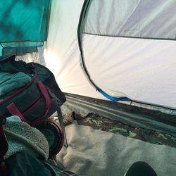 Yellow Creek Falls Fish Camp - Little Buddy heater is the best!