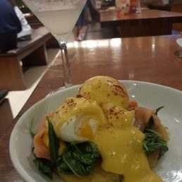 Salmon n spinach rosti Salmon n spinach rosti