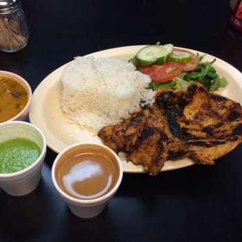 Playa Cafe - Heaven on earth. Marinated pork combo. With rice and black beans. A must have!! - Cuban Near Me - Miami Beach, Florida