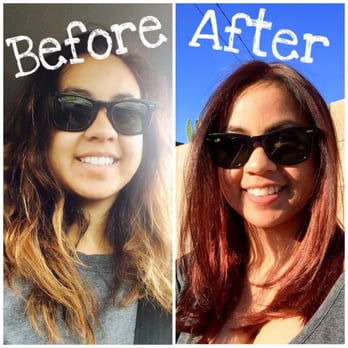 Cherry the Salon - From ombre to rose gold by Daniel - Hair Salons Near Me - Phoenix, Arizona