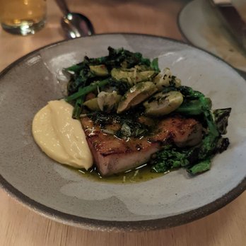 The Four Horsemen - Montauk Swordfish - a bit overcooked and nothing special. - Wine Bars Near Me - Brooklyn, New York The Four Horsemen - Montauk Swordfish - a bit overcooked and nothing special. - Wine Bars Near Me - Brooklyn, New York