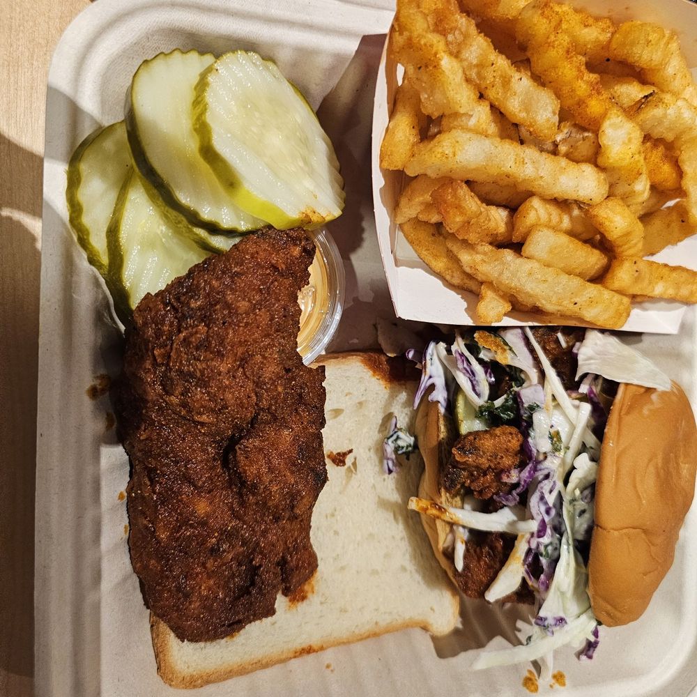 One slider one tender meal. One slider one tender meal.