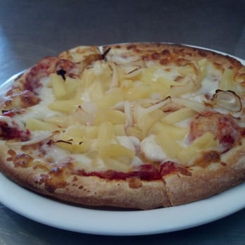 Pizza Shack - Personal 6 inch with onion and pineapple. - Pizza Near Me - Santa Ynez, California Pizza Shack - Personal 6 inch with onion and pineapple. - Pizza Near Me - Santa Ynez, California