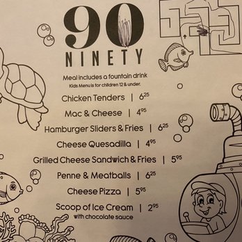 90 NINETY - Kids menu 6/3/22 - New American Near Me - Las Vegas, Nevada 90 NINETY - Kids menu 6/3/22 - New American Near Me - Las Vegas, Nevada