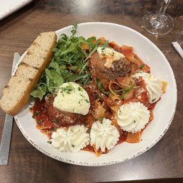 Pappardelle and Meatballs