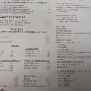 Ang's Lunch Car - Menu - American Near Me - Buffalo, New York