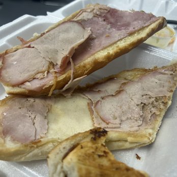 Cha Cha Cha Cuban Cafe - This is the other side of the sandwich, it's literally pretty much just bread for $12 dollars. - Cuban Near Me - Kenilworth, New Jersey